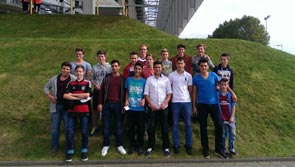 B-Jugend in Düsseldorf - Beim Training der Weltmeister