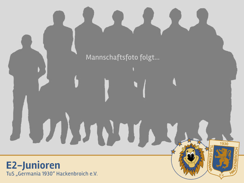 E2-Junioren Mannschaftsfoto