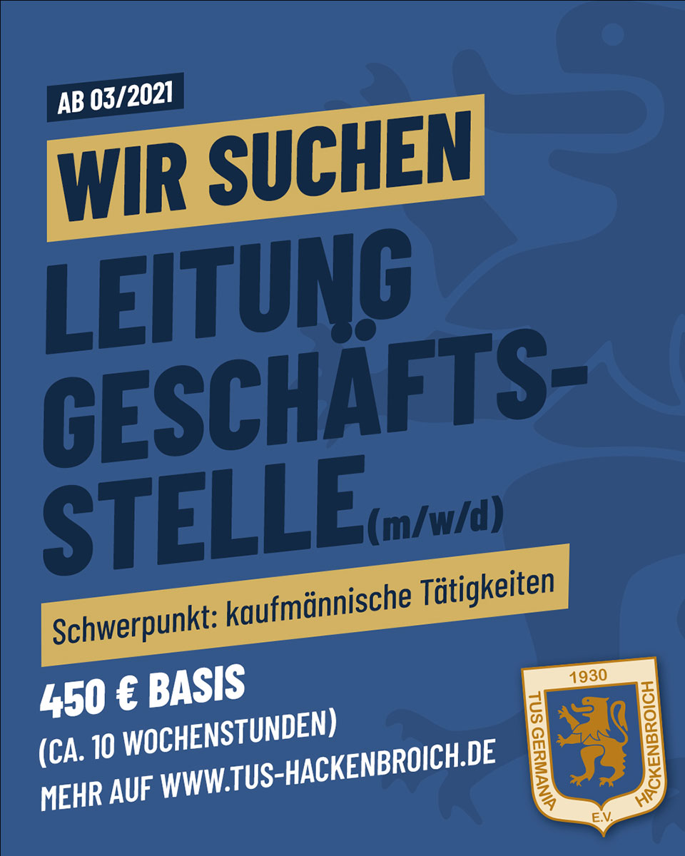 TuS-Leiter Geschäftsstelle